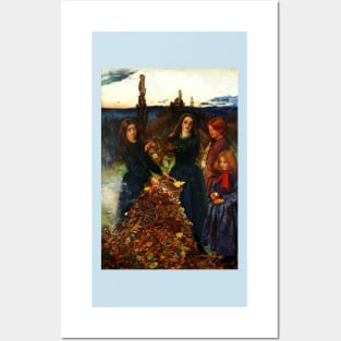 Autumn Leaves - John Everett Millais Posters and Art